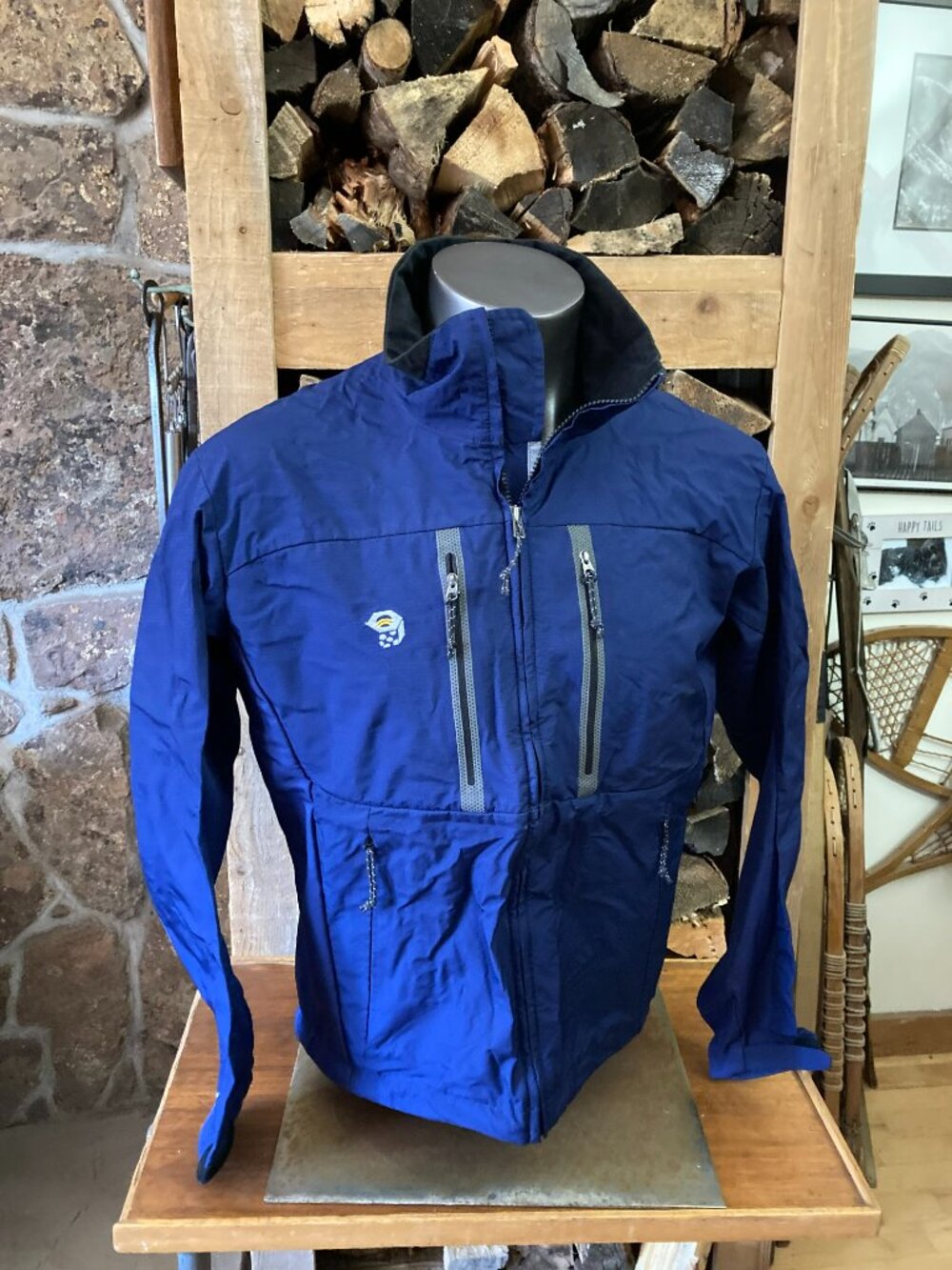 mountain hardwear conduit softshell mens medium M light jacket shell full zip